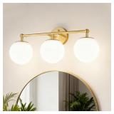 $86 AKEZON Gold Vanity Light for Bathroom, Modern