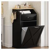 $115 GAZHOME 13 Gallon Tilt Out Trash Cabinet, Upg