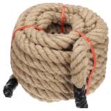 $137 PATIKIL 1-1/2' x 50 Ft Twisted Manila Rope Ju