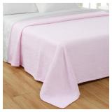 Quilted Matelasse Bedspread Coverlet, 100% Cotton,