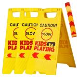 $40 Slow Sign for Kids - Children at Play Safety S