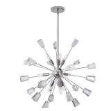 $279 Kimberly 9-Light Crystal and Chrome Sputnik C