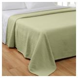 $30 Quilted Matelasse Bedspread Coverlet, 100% Cot