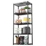 $50 HOMEFORT 5-Tier Wire Shelving 5 Shelves Unit M