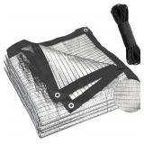 $53 13x20Ft Silver Reflective 80% Aluminet Shade C