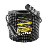 $54 Long XLR Cables 150ft (46m), Nylon Braided XLR