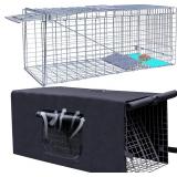 $60 Live Animal Trap Cage with Cover, Cat Trap for
