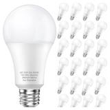 $60 LEDERA 24 Packs 150W Equivalent LED Light Bulb