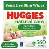 $17 Huggies Natural Care Sensitive Baby Wipes, Uns