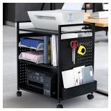 $70 Mythinglogic 3-Tier Printer Stand, Metal Offic