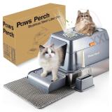 $84 Stainless Steel Metal Cat Litter Box Large Enc