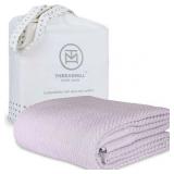 $71 Threadmill Luxury Cotton Blankets for Queen Si