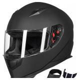 $70 ILM Full Face Motorcycle Street Bike Helmet wi