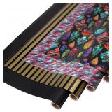 $25 LaRibbons Christmas Wrapping Paper Set, Jewel