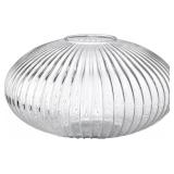 $36 Fixture Replacement, Ribbed Globe Glass Shade,