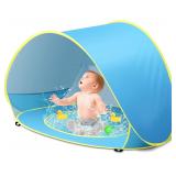 $28 Baby Beach Tent with Pool, Pop Up Sun Shelter