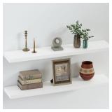 $68 SAUMONIERES Floating Shelves 8 Inch Deep Solid