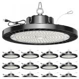 $329 ONLYLUX 12 Pack UFO LED High Bay Light, 150W