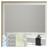 $36 Cellular Shades No Tools No Drill Custom Honey