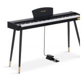 $160 AODSK 88 Keys Digital Piano,Full-size semi we