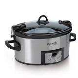 $90 Crockpot 6.0-Quart Cook & Carry Slow Cooker Pr