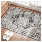 $13 Puino Washable Entryway 2x3 Rug: Small Boho Ru