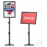 $59 2Pack Sign Holder,8.5x11 inch Telescopic Adjus