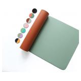 $8 Hoki Found- Waterproof Dual-Sided Desk Pad, Lea