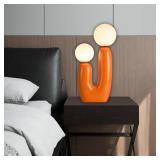 $39 Orange Mushroom Table Lamp Dount Cactus Table