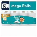 $42 Angel Soft 2-Ply Toilet Paper, 16 Mega Rolls,