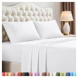$20 Queen Sheets Set, 4 Pieces 16' Deep Pocket Hot