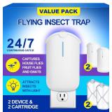 $33 2 Flying Insect Traps & 2 Cartridges - Compati