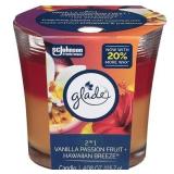 $12 Glade 1-Wick 2in1 Scented Candle Jar, Hawaiian