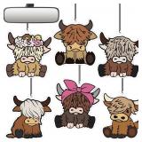 $13 JarThenaAMCS 12Pcs Highland Cow Car Air Freshe
