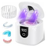 $30 45kHz Ultrasonic Retainer Denture Cleaner Mach