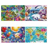 $18 Glitter Giant Floor Puzzles - 2x3 Feet 48 Piec