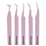 $10 Eyelash Extension Tweezers Set   Fiber Tip & D