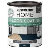 $47 Rust-Oleum HOME Floor Coating, Navy, Matte, Qu
