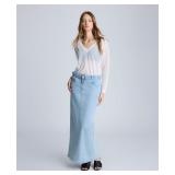 $99 Kenneth Cole | Fly Front Belted Maxi Skirt in
