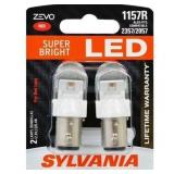 $30 SYLVANIA 1157R RED ZEVO LED Mini, Pack of 2