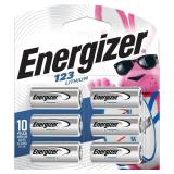 $25 Energizer 123 3V Lithium Batteries 6-Pack