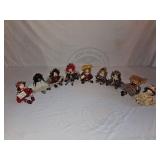 Fabric And Button Doll Set