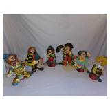 Ron Lee Doll Collection Clown Set Lot