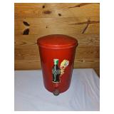 Coca-Cola Pedal Trash Can