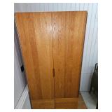 Oak Wardrobe w/ Drawers