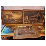 Lot Of Four Framed Decorative Prints