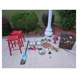 Hotpoint Mini Fridge And Nautical Decor Lot