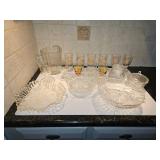 Crystal Glassware Lot