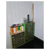 Lot Of Two Metal Parts Organizers