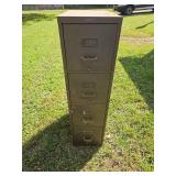 State Four-Drawer Metal Filing Cabinet